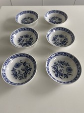 6 Schälchen Schüsselchen geblümt Henriette Inglazed Bohemia Schale