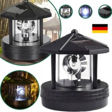 Solar Ersatzkopf für Deko Leuchtturm Rundum Leuchtfeuer Solarkopf 360° DHL~