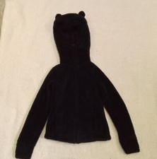 crashone Teddy Jacke schwarz Mädchen, Teddy jacket black 