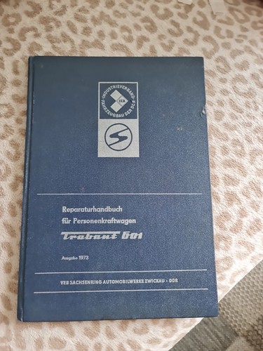 Reparaturhandbuch trabant - reparaturhandbuch,