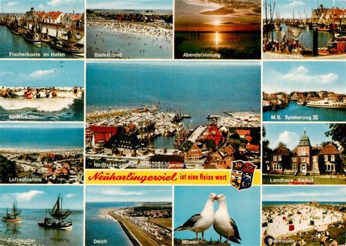 Neuharlingersiel fischerboote - neuharlingersiel,