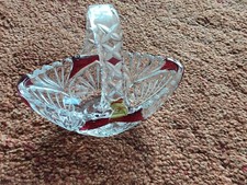 Hübsche ovale Glas - Schale