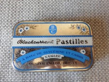 Blechdose BC Blackcurrant Pastilles Schweiz Alt