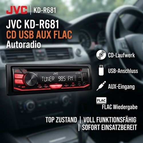 Jvc r681 auto - auto-radio, cd