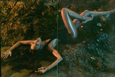 Naomi Campbell Mario Sorrenti Magazine Fashion Editorial dazzling beaut 14p 2006