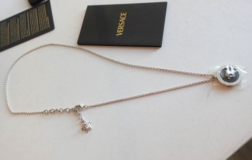 Versace necklace logo chain - logo,