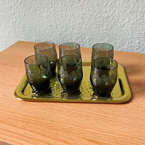 Likörgläser rauchglas - x,