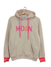 ZWILLINGHERZ Kapuzensweatshirt Damen Sweat Gr. DE 36 creme Casual-Look