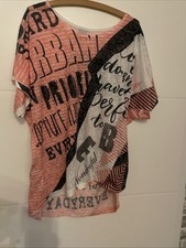 Liberty Bluse Top Damen Gr. XL Orange