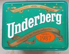Blechdose Underberg 1987 Sammeldose Jahrgangsdose leer