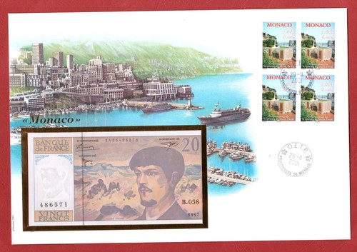 Monaco banknoten - monaco,