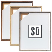 Schattenfugenrahmen zum Einrahmen von Keilrahmen Leinwandbilder Rahmen ohne Glas