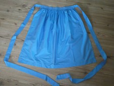 Dirndl Schürze türkis Kunstseide Gr.M 70cm lang neuwertig Gr 40