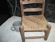 VINTAGE GEWEBTER RAUSCH HOLZ
