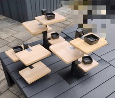 Holz Etagere 3 Stufen Dessert