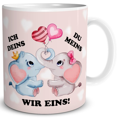 Tasse elefant wir - tasse, eins