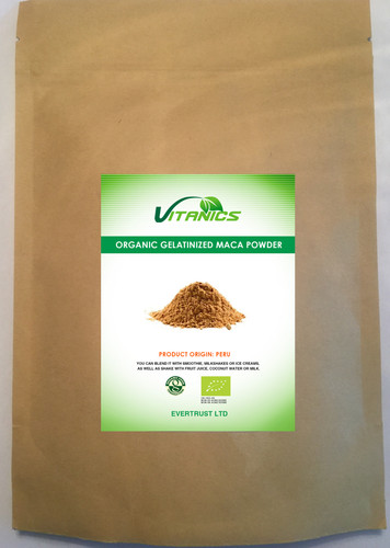 Bio gelatiniertes maca - maca, pulver