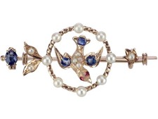 Jugendstil 585 Gold Orient