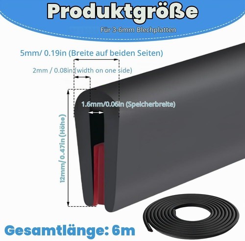 Kantenschutz profil gummi - kantenschutz, u-profil
