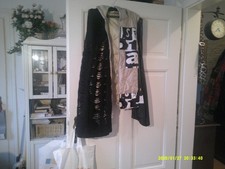 TRÄUMCHEN Ausgefallene Da.Weste,48/50,schwarz-beige, Strass-NEU