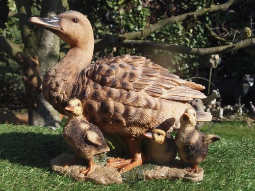 Ente deko figur 39cm mit - ente,