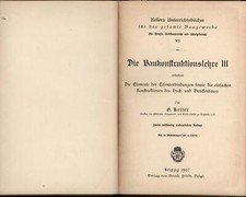Die  Baukonstruktionslehre III