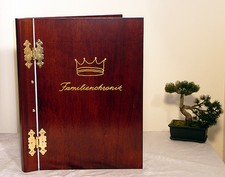 Holzalbum XXL ,Chronik,Motorboot ,Gästebuch,Urlaub,Fotoalbum,Reise,Buche,DIN A 3