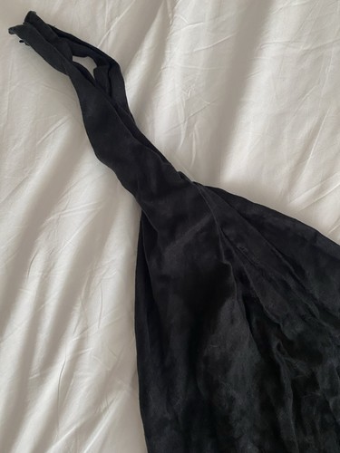 Fringed linen dress - linen,
