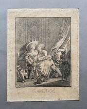 Die Erklärung, Radierung nach