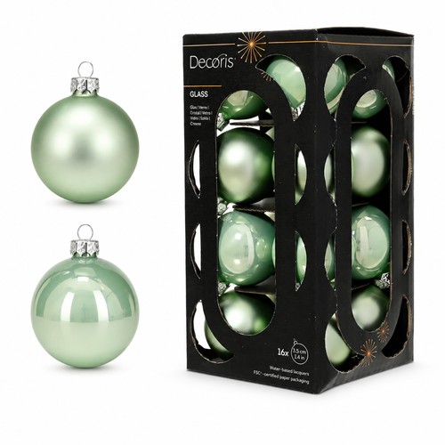 Weihnachtskugeln glas 4cm - glas,