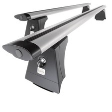 Alu Dachträger für Toyota Avensis mk III Kombi (2009-2019) D silbern