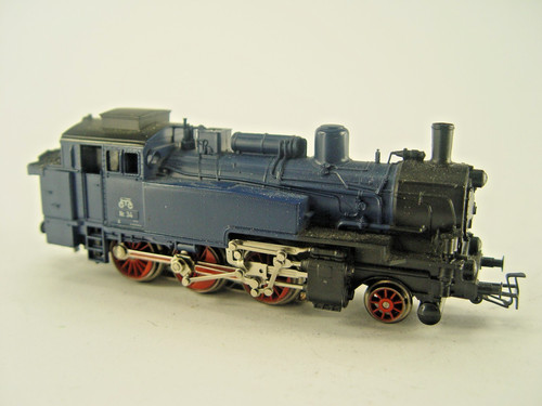 Dampflok blau - ,