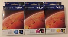 3x brother lc1100hy c m y original Brother LC1100HY lc 1100 hy Cyan Magenta Gelb