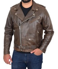 Echt Rindsleder Biker Jacke