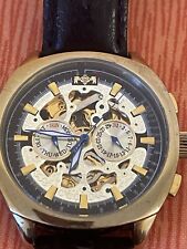 BUCHNER & BOVALIER AUTOMATIC SKELETON Armband Uhr Automatik