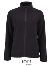 Damen Plain Fleece Jacke