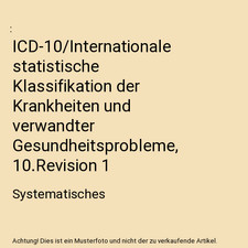 ICD-10/Internationale