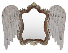 Wandspiegel Engelsflügel Hängespiegel Shabby Chic Spiegel 80cm Dekospiegel Antik