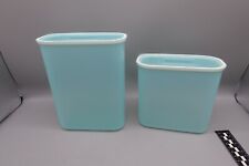 Tupperware Quadro 1,25 + 1,7 L blau Vorrats Behälter