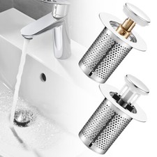 Pop-Up-Abfluss filter Anti-Clog Waschbecken Sieb Badezimmer zubehör Edelstahl