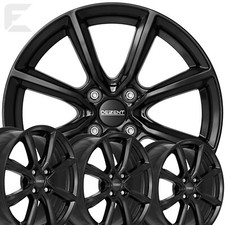 4x 16 Zoll Alufelgen für Ford Ka / Dezent TN black 6,5x16 ET35 (B-DO01111)
