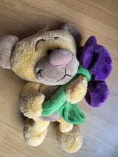 PIMBOLI Plüschteddy mit BLUME 26cm Diddl Plüsch Teddy Bär Kuscheltier Plüschtier