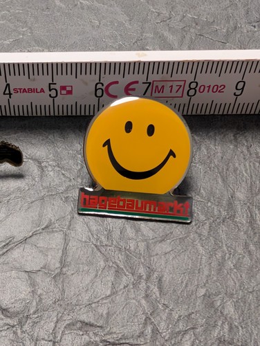 Hagebaumarkt smiley pin - smiley,