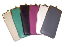 Brillenetui ECHT LEDER Damenbrillenetui Damenetui  Bügeletui Schafnappa