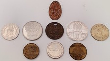 9 verschiedene Jetons / Token