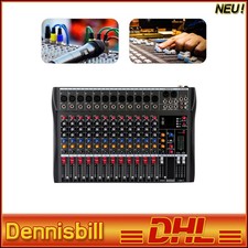 12 Kanal Audio Mischpult USB