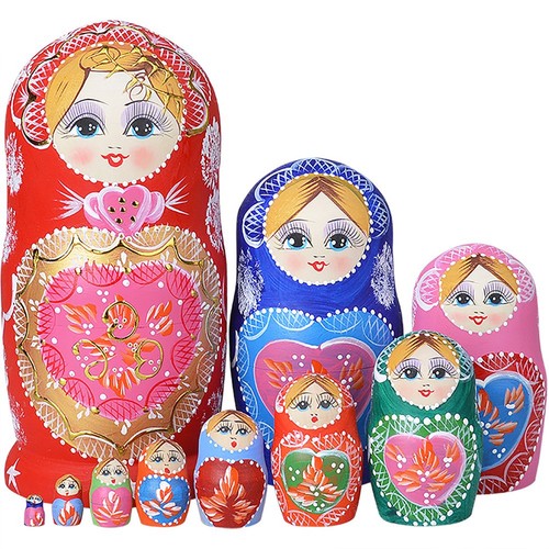 Matroschkas russische puppen - russische,