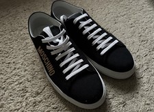 Moschino size 45 sneakers gold