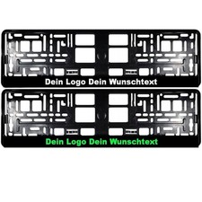 2x KURZE Kennzeichenhalter mit
