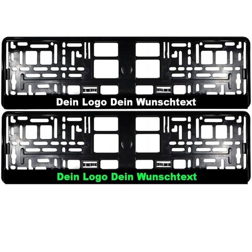 Kurze kennzeichenhalter mit - kurze,